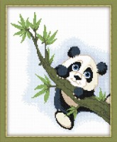 Набор для вышивания Панда на ветке /521