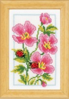 Набор для вышивания Розовая герания /PN-0146886