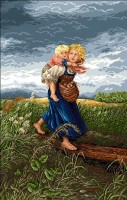 Набор для вышивания Дети, бегущие от грозы (по картине К.Е. Маковского) гобелен /325001