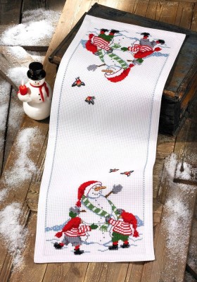 Набор для вышивания Дорожка Снеговик