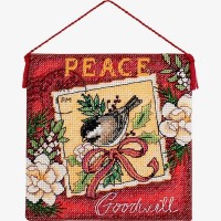 Набор для вышивания Мир (Peace Ornament)