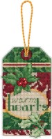 Набор для вышивания Горячие сердца (Warm Hearts Ornament)
