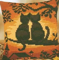 Набор для вышивания подушки Влюбленные /PN-0008662 (1200-752)