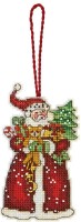 Набор для вышивания Санта (Santa Ornament)