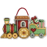 Набор для вышивания Паровоз (Train Christmas Ornament)