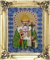 Набор для вышивания бисером Икона Святитель Спиридон Тримифутский /L-112