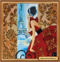 Набор для вышивания бисером Окно в Париж
