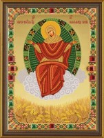 Набор для вышивания бисером Икона Божия Матерь Спорительница Хлебов