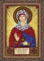 Набор для вышивания бисером Икона Святая Иоанна (Жанна, Яна) /AАМ-088