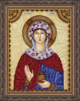 Набор для вышивания бисером Икона Святая Иоанна (Жанна, Яна) /AА-088