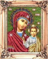 Набор для вышивания бисером Икона Казанская икона Божией Матери /М-12