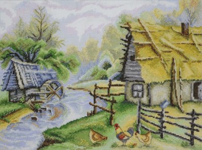 Набор для вышивания Водяная мельница