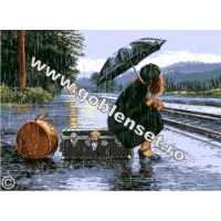 Набор для вышивания Поезд надежды (Life`s train) гобелен /G947