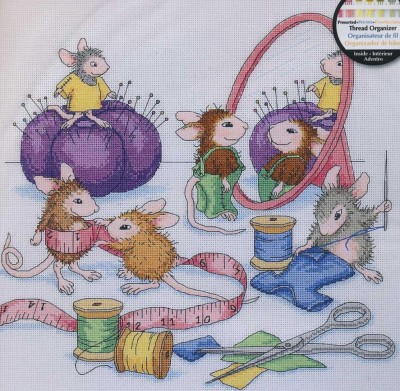 Набор для вышивания Швейные мышки (Sew Busy)