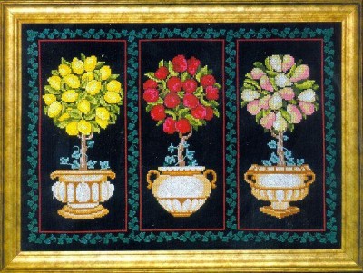 Набор для вышивания Фруктовое трио (Topiary Trio)