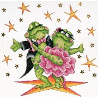 Набор для вышивания Танцующие лягушки (Dancing Frogs)
