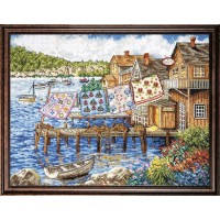 Набор для вышивания Одеяла на пристани (Dockside Quilts)