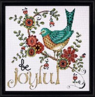 Комплект для вышивания крестом  Птица. Радость (Be Joyful)
