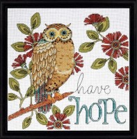 Комплект для вышивания крестом  Сова. Надежда (Hope Owl)