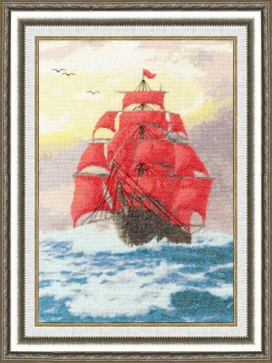 Набор для вышивания Алые паруса (Crimson sails)
