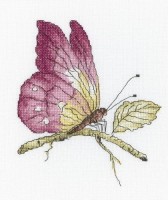Набор для вышивания Хрупкая красота в розовом /C174