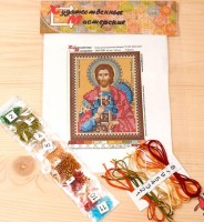 Набор для вышивания бисером в технике  объёмного изображения Икона Св. Иоан