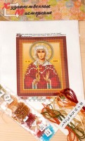 Набор для вышивания бисером в технике  объёмного изображения Икона  Св. Лидия