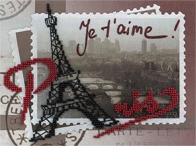 Набор для вышивания бисером Воспоминания о Париже