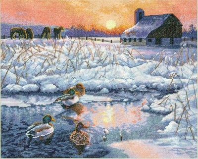 Набор для вышивания Зимнее утро (Winter Morning)