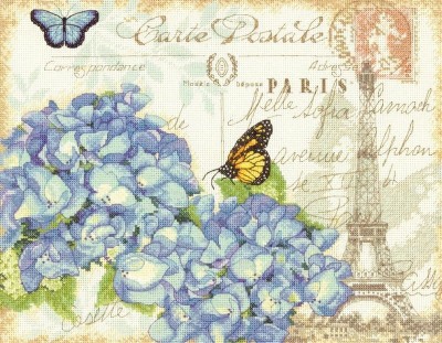Набор для вышивания Парижская гортензия (Paris Hydrangea)