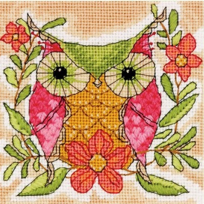 Набор для вышивания Причудливая сова (Whimsical Owl)