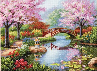 Набор для вышивания Японский сад (Japanese Garden)