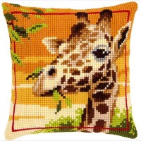 Набор для вышивания подушки Подушка Жираф