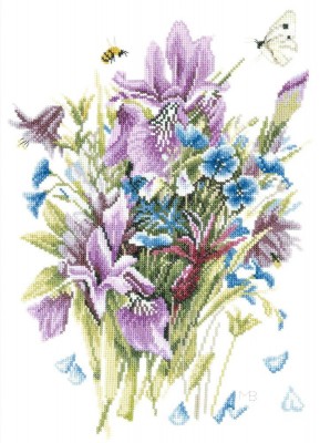 Набор для вышивания Ирисы (Irises) канва