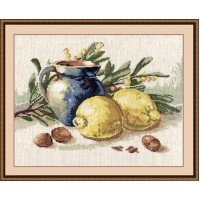 Набор для вышивания Натюрморт с лимонами /617