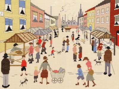 Набор для вышивания Пятничный рынок (The Friday Market (Lowry Style)