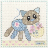 Набор для вышивания Котенок Пятнышко (Calico the Kitten) /XCZ4