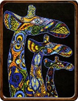 Набор для вышивания бисером Жирафы /В-83