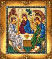 Набор для вышивания бисером Икона Святая Троица /503