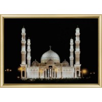 Набор для изготовления картины со стразами Мечеть /КС-045