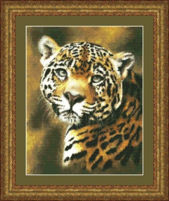 Набор для вышивания Портрет ягуара (Jaguar Portrait)