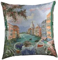Готовая наволочка для подушки (с вшитой молнией и обратной стороной) Венеция