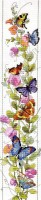 Набор для вышивания Бабочки на цветах (Butterfly Bell Pull) /023-0310