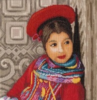 Набор для вышивания Перуанка (канва)