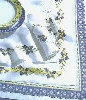 Скатерть для вышивания из ткани с обработанными краями (Хлопок) /СКX-220/150