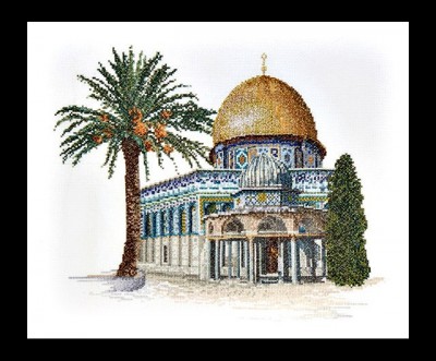 Набор для вышивания Купол скалы (Dome of the Rock) лен