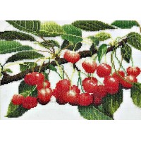 Набор для вышивания крестом Ветка вишневого дерева(Cherry Branch) лен