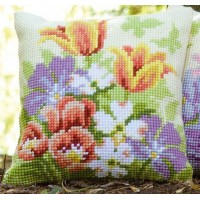 Набор для вышивания подушки Весенние цветы /PN-0148459
