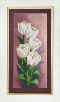 Набор для вышивания бисером Белоснежные тюльпаны /Б-682