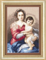 Набор для вышивания Мадонна с младенцем /М-116